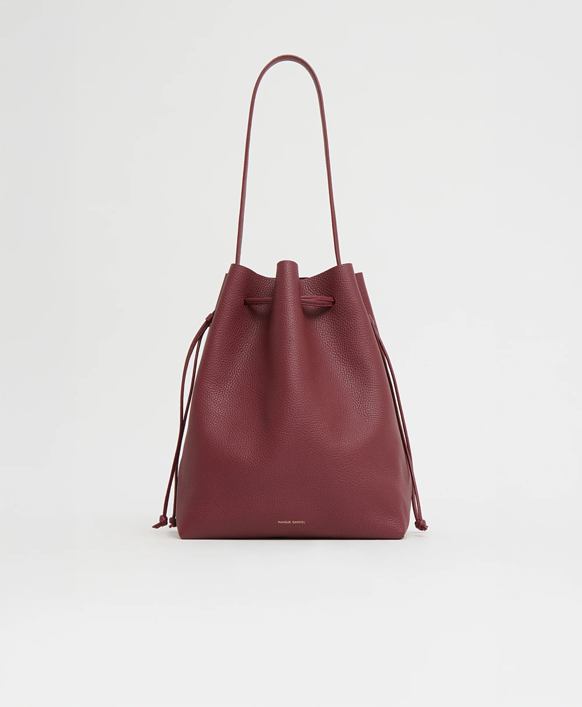 Drawstring Cabas - Oxblood