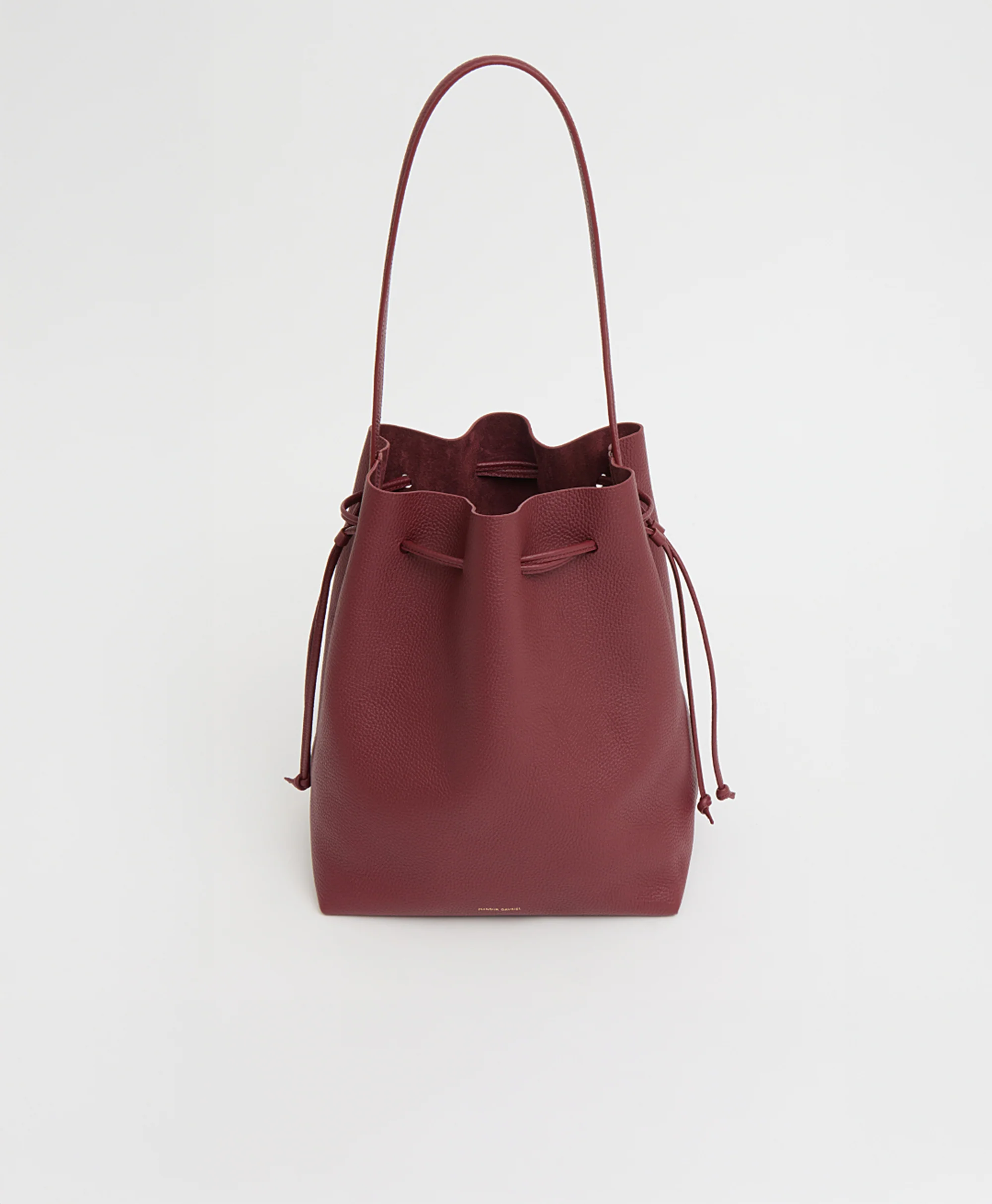 Drawstring Cabas - Oxblood - Image 3