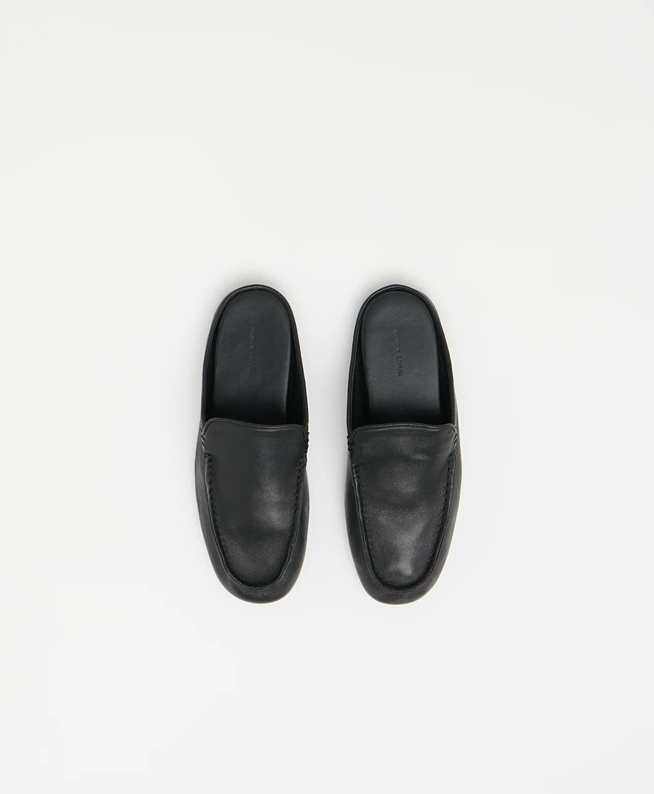 Moccasin Mule - Black - Image 5