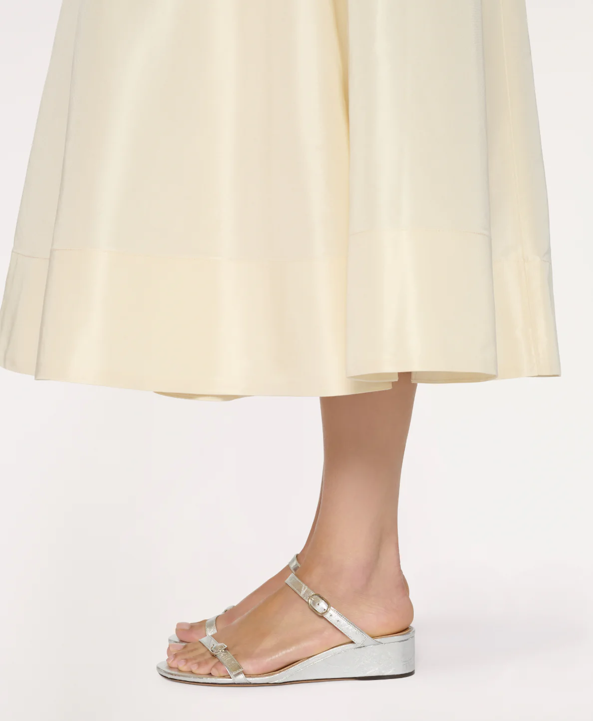 Zeppa Sandal - Crinkled Silver - Image 2